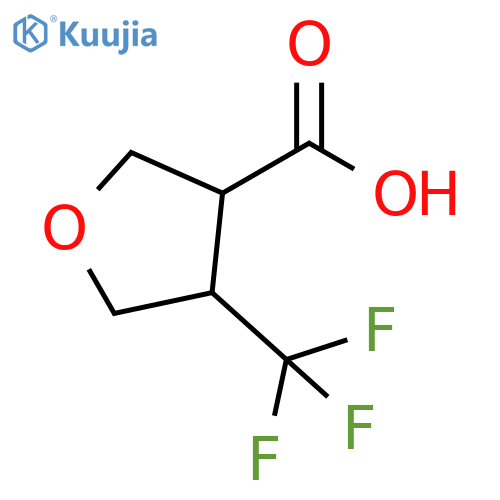 3-Furancarboxylic acid, tetrahydro-4-(trifluoromethyl)- structure