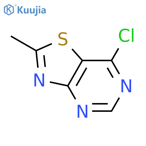 7-Chloro-2-methylthiazolo[4,5-d]pyrimidine structure