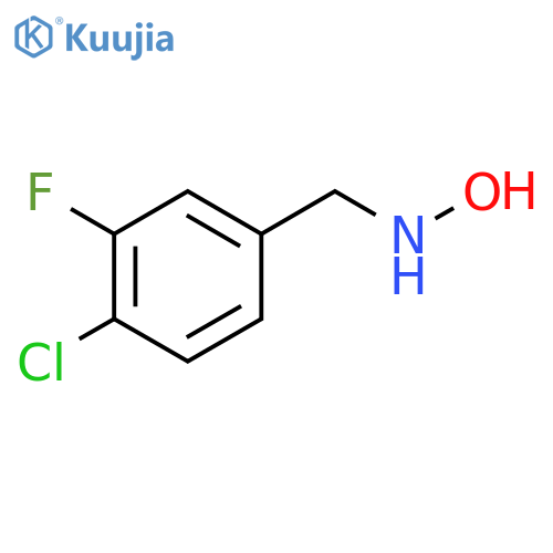 N-(4-chloro-3-fluorophenyl)methylhydroxylamine structure