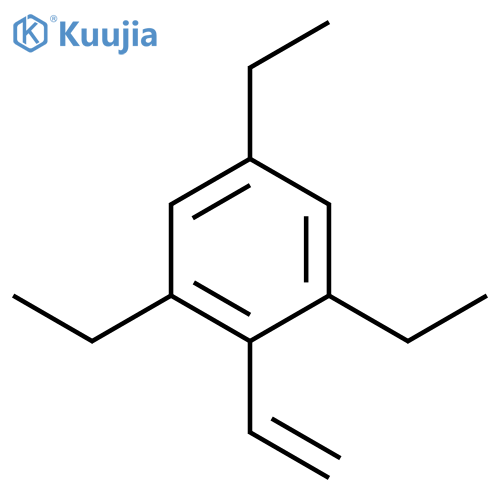 Benzene, 2-ethenyl-1,3,5-triethyl- structure