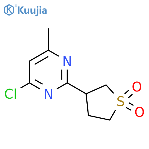 3-(4-Chloro-6-methylpyrimidin-2-yl)-1lambda6-thiolane-1,1-dione structure