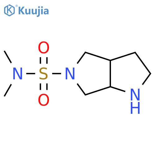 N,N-dimethyl-octahydropyrrolo3,4-bpyrrole-5-sulfonamide structure