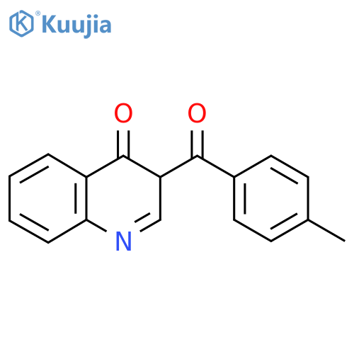 3-(4-methylbenzoyl)-1,4-dihydroquinolin-4-one structure