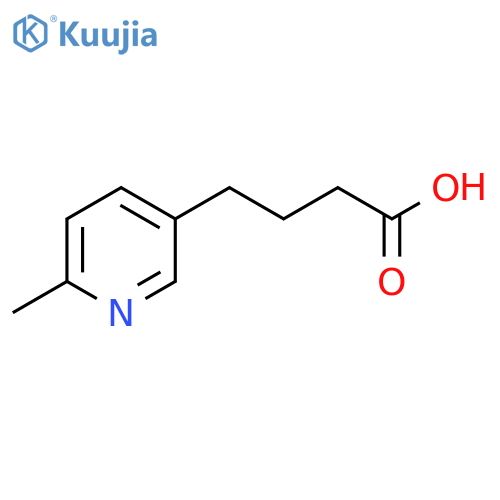 4-(6-methylpyridin-3-yl)butanoic acid structure