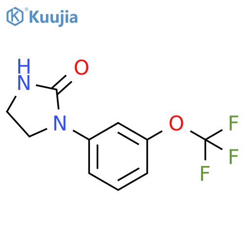 1-(3-Trifluoromethoxyphenyl)-imidazolidin-2-one structure