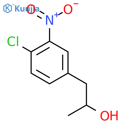 1-(4-chloro-3-nitrophenyl)propan-2-ol structure