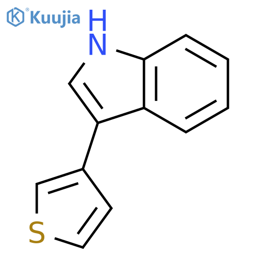 1H-Indole, 3-(3-thienyl)- structure