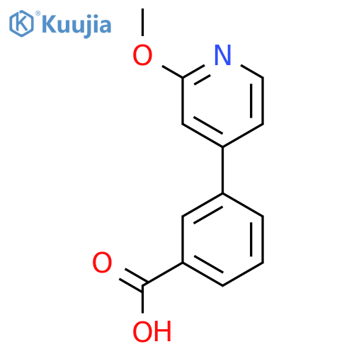 3-(2-Methoxypyridin-4-yl)benzoic acid structure