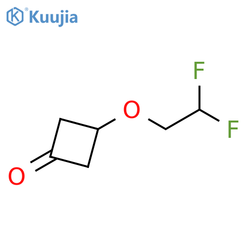 3-(2,2-difluoroethoxy)cyclobutan-1-one structure
