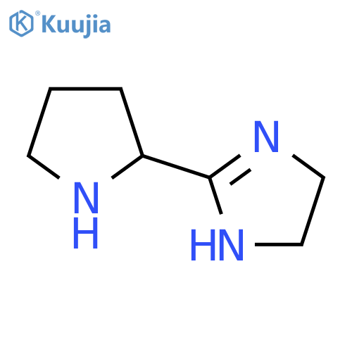 2-(Pyrrolidin-2-yl)-4,5-dihydro-1H-imidazole structure