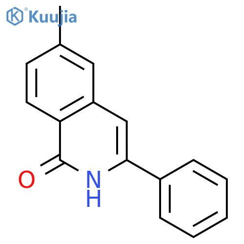 1(2H)-Isoquinolinone, 6-methyl-3-phenyl- structure