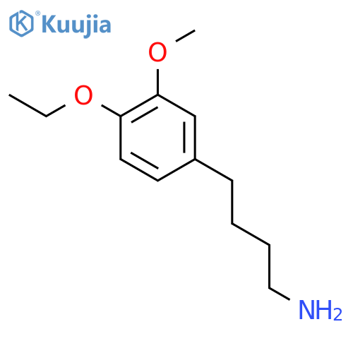 4-(4-ethoxy-3-methoxyphenyl)butan-1-amine structure