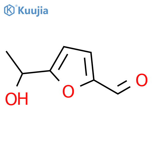 2-Furancarboxaldehyde,5-(1-hydroxyethyl)- structure