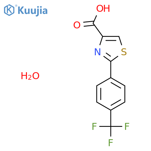 2-4-(Trifluoromethyl)phenyl-1,3-thiazole-4-carboxylic Acid Hydrate structure