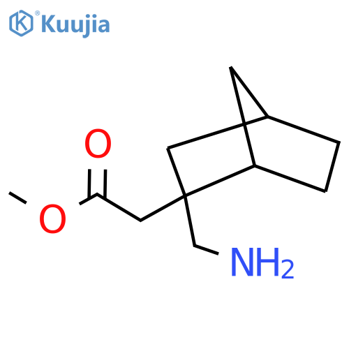 methyl 2-2-(aminomethyl)bicyclo2.2.1heptan-2-ylacetate structure