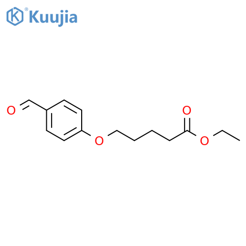 ETHYL 5-(4-FORMYLPHENOXY)PENTANOATE structure