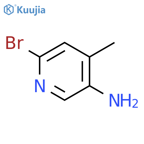6-Bromo-4-methylpyridin-3-amine structure