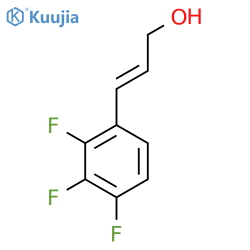 3-(2,3,4-trifluorophenyl)prop-2-en-1-ol structure