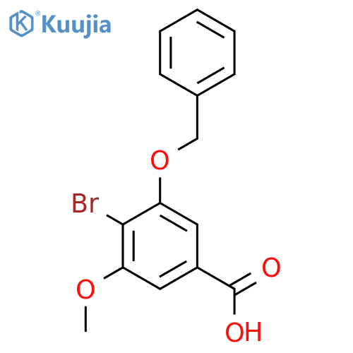 3-(Benzyloxy)-4-bromo-5-methoxybenzoic acid structure