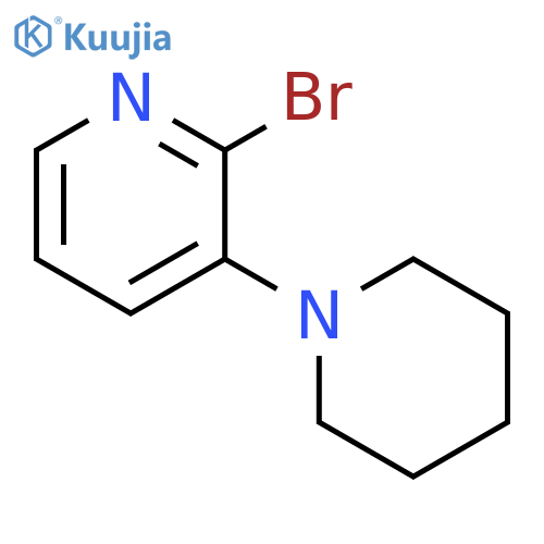 2-bromo-3-(piperidin-1-yl)pyridine structure