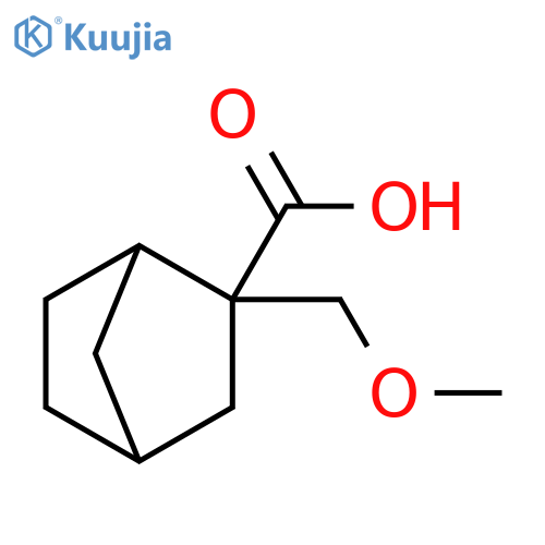 Bicyclo[2.2.1]heptane-2-carboxylic acid, 2-(methoxymethyl)- structure