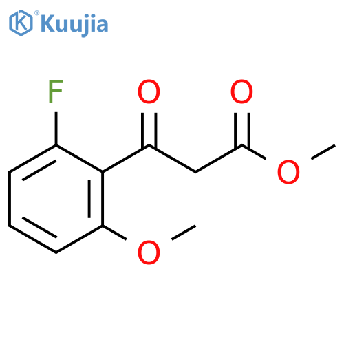 methyl 3-(2-fluoro-6-methoxyphenyl)-3-oxopropanoate structure