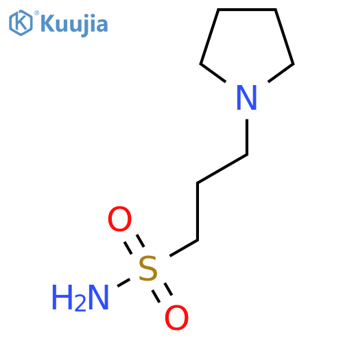 3-(pyrrolidin-1-yl)propane-1-sulfonamide structure