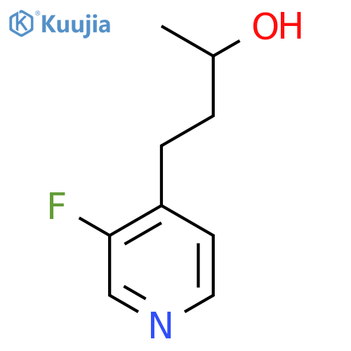 4-(3-fluoropyridin-4-yl)butan-2-ol structure