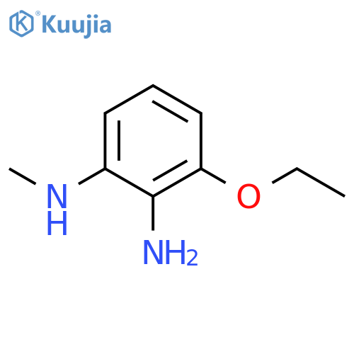 1,2-Benzenediamine, 3-ethoxy-N1-methyl- structure