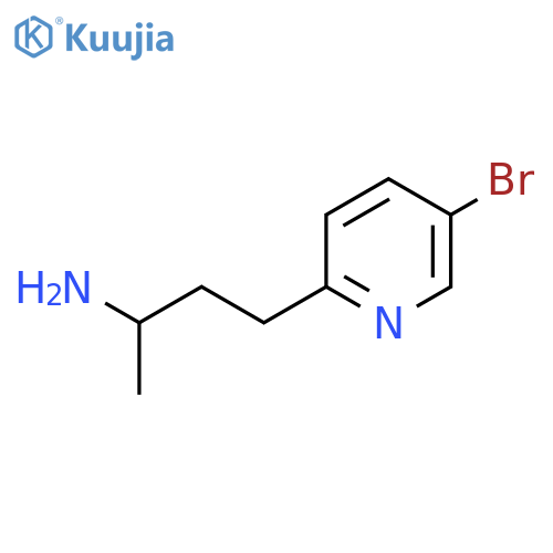 4-(5-bromopyridin-2-yl)butan-2-amine structure