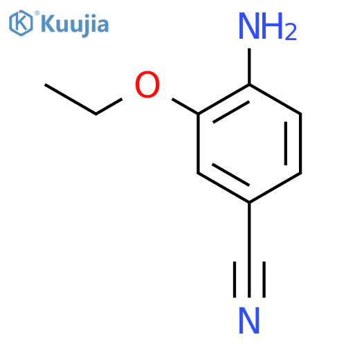 4-Amino-3-ethoxybenzonitrile structure