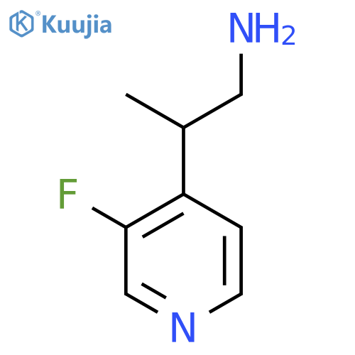 2-(3-fluoropyridin-4-yl)propan-1-amine structure