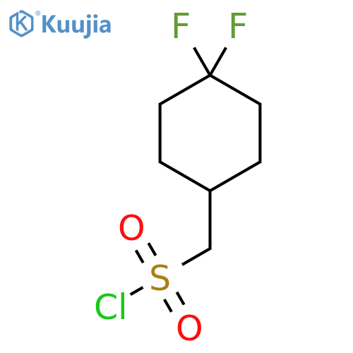 (4,4-Difluorocyclohexyl)methanesulfonyl chloride structure