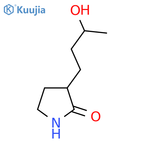 3-(3-Hydroxybutyl)pyrrolidin-2-one structure