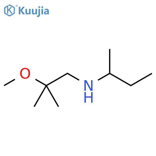2-Butanamine, N-(2-methoxy-2-methylpropyl)- structure
