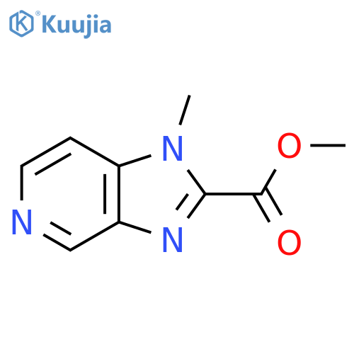 1H-Imidazo[4,5-c]pyridine-2-carboxylic acid, 1-methyl-, methyl ester structure
