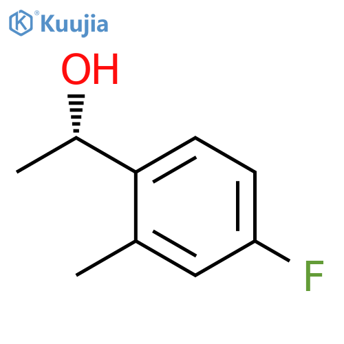 (1S)-1-(4-fluoro-2-methylphenyl)ethan-1-ol structure