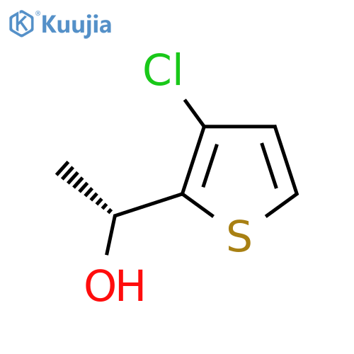 (1R)-1-(3-chlorothiophen-2-yl)ethan-1-ol structure