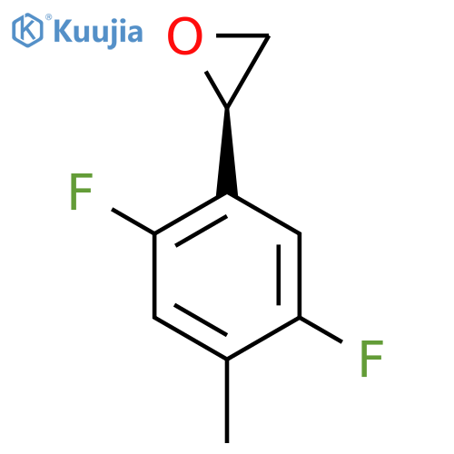 (2R)-2-(2,5-difluoro-4-methylphenyl)oxirane structure