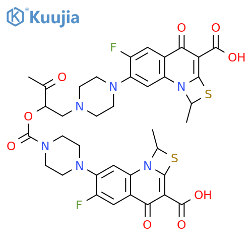 C3-(Ulifloxacino) 2,3-seco-Dioxolo Prulifloxacin structure