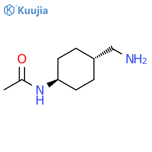 trans-4-(aminomethyl)cyclohexylacetamide structure