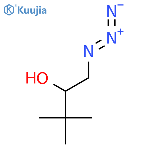 1-azido-3,3-dimethylbutan-2-ol structure