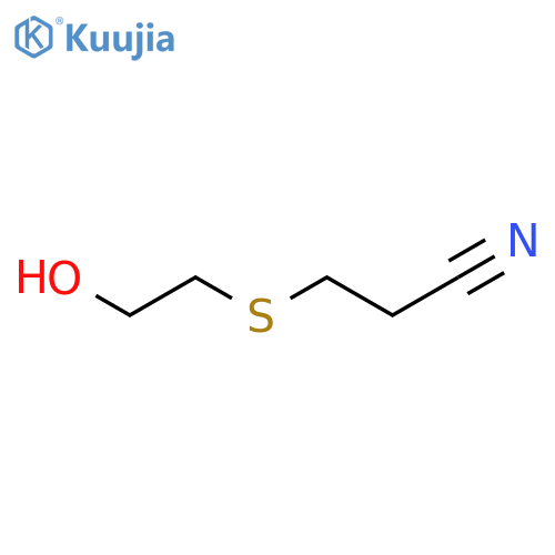 3-(2-Hydroxyethylthio)propionitrile structure