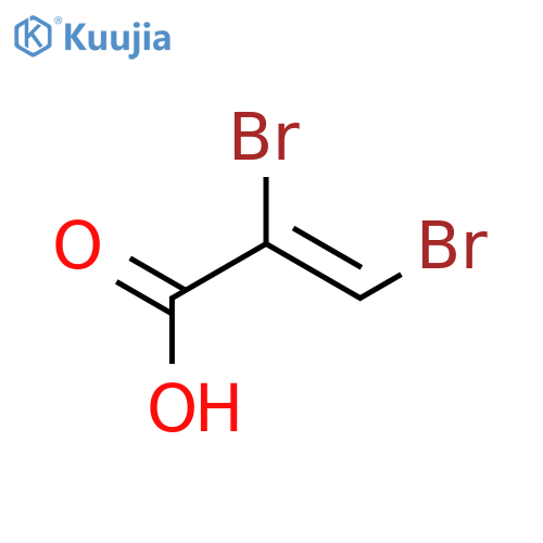 2,3-dibromo-2-propenoic acid,9CI-(E)-form structure