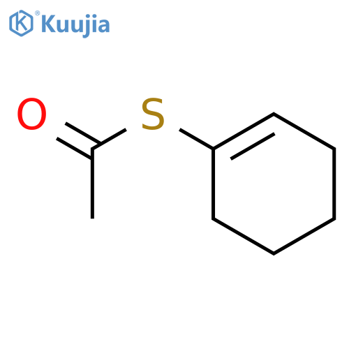 Ethanethioic acid, S-1-cyclohexen-1-yl ester structure