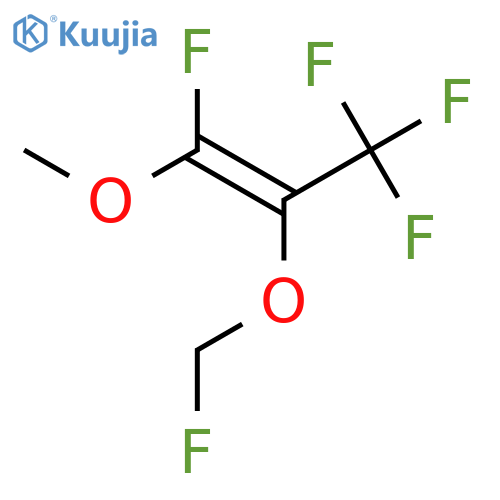 1,3,3,3-Tetrafluoro-2-(fluoromethoxy)-1-methoxy-1-propene structure