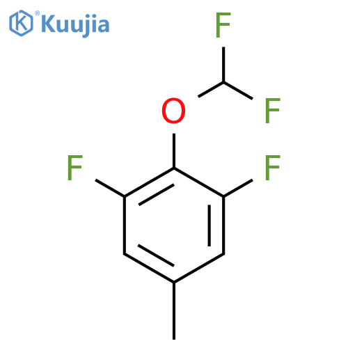 3,5-Difluoro-4-(difluoromethoxy)toluene structure