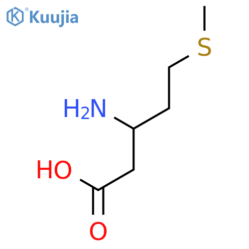 Pentanoic acid,3-amino-5-(methylthio)- structure
