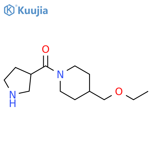 (4-(ethoxymethyl)piperidin-1-yl)(pyrrolidin-3-yl)methanone structure