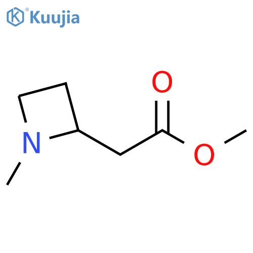 methyl 2-(1-methylazetidin-2-yl)acetate structure